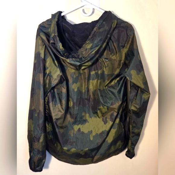 Hurley Men's Camouflage Hooded Jacket Size Small - Picture 2 of 4